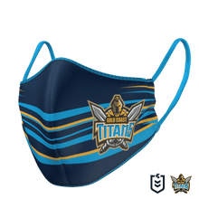 Load image into Gallery viewer, Gold Coast Titans Face Mask - The Mask Life.  Face Masks
