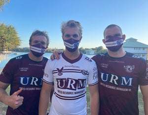 Manly Sea Eagles Face Masks