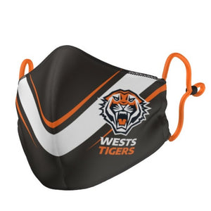 Wests Tigers Face Mask - The Mask Life. 