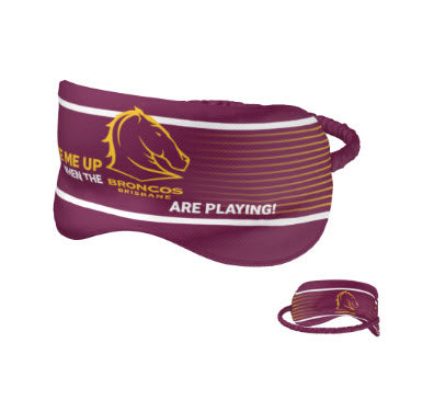 Brisbane Broncos Sleep Mask