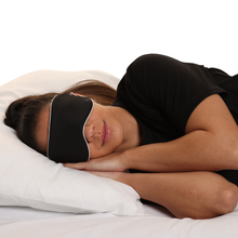 Load image into Gallery viewer, The Mask Life Black Sleep Mask
