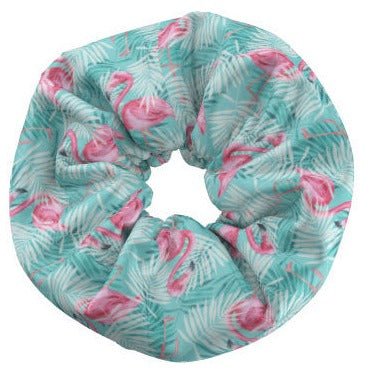 Wild Flamingo Scrunchie