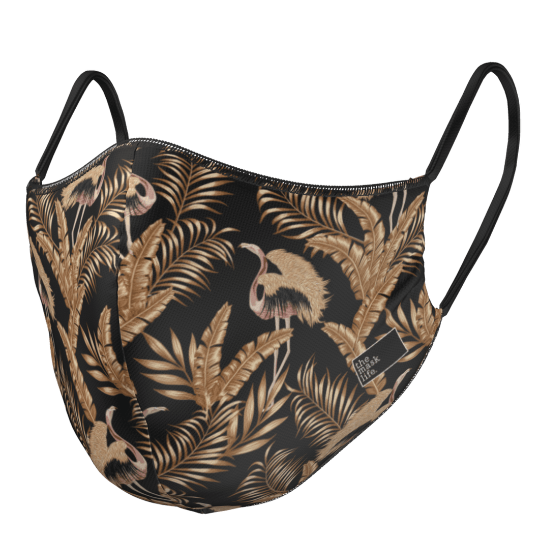 The Gold Fern - Reversible Face Mask - The Mask Life. 