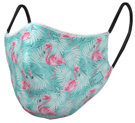 The Wild Flamingo - Reversible Face Mask - The Mask Life. 