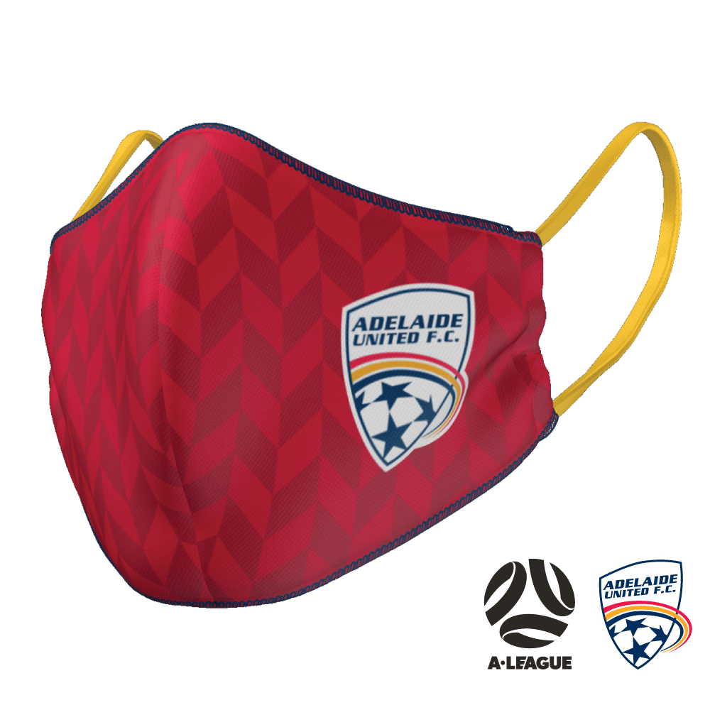 Adelaide United Face Mask - The Mask Life. 