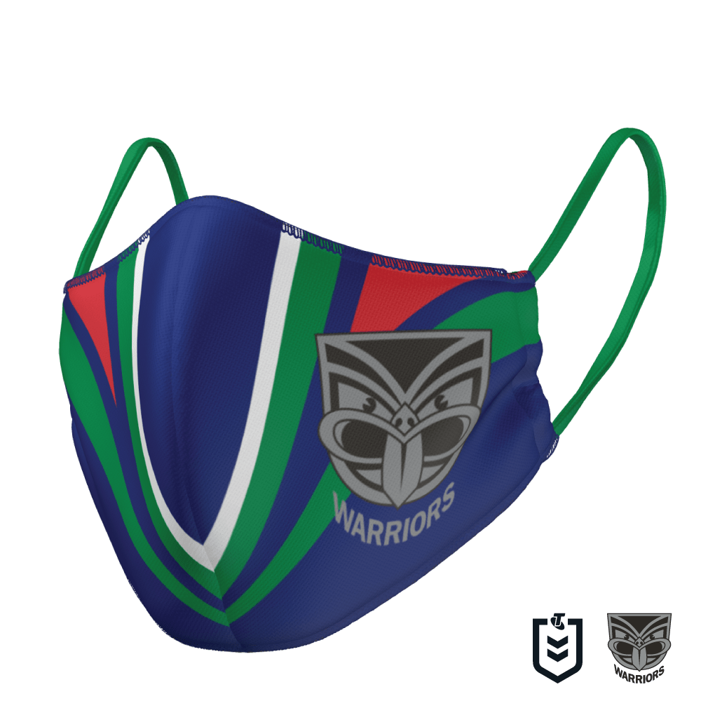 New Zealand Warriors Face Mask - The Mask Life.  Face Masks