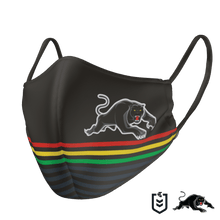 Load image into Gallery viewer, Penrith Panthers Face Mask - The Mask Life.  Face Masks
