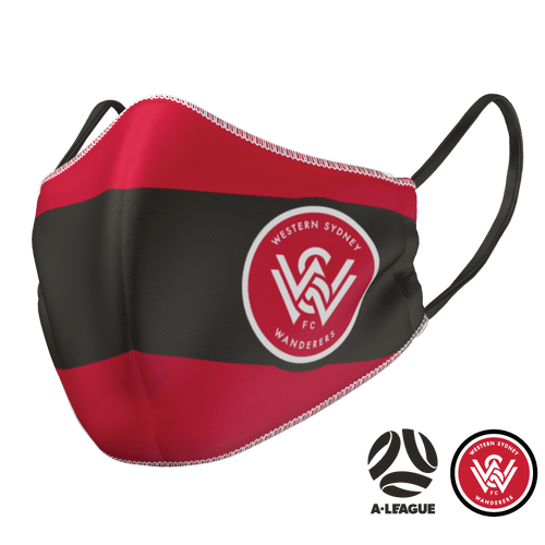 Western Sydney Wanderers Face Mask - The Mask Life. 