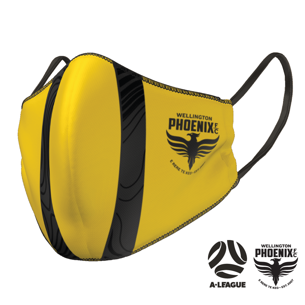 Wellington Phoenix Face Mask - The Mask Life. 